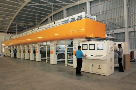 Roto gravure printing plant